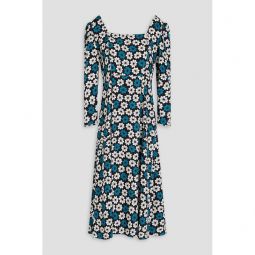 Joanna floral-print crepe midi dress