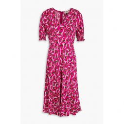 Jemma printed crepe dress