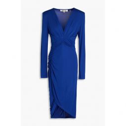 Magena ruched jersey dress
