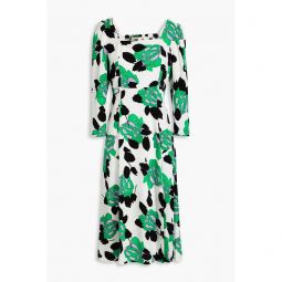 Joanna floral-print crepe midi dress