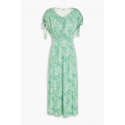 Reggio printed jersey midi dress