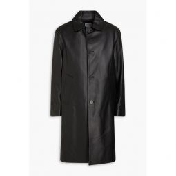 Leather coat