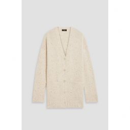 Donegal wool and cashmere-blend cardigan