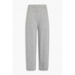 Wool and cashmere-blend wide-leg pants