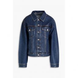 Embossed denim jacket