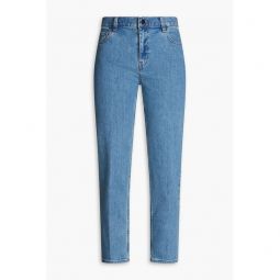 Treeca cropped high-rise slim-leg jeans