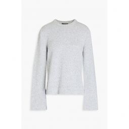 Boucle-knit sweater