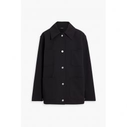 Cotton-blend twill jacket