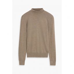 Wool turtleneck sweater