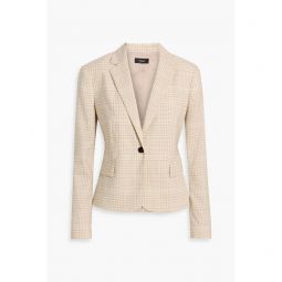 Roswell checked wool-tweed blazer