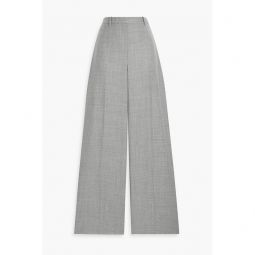 Wool wide-leg pants