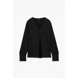 Silk crepe de chine top