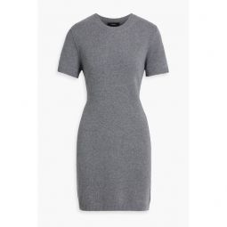 Wool and cashmere-blend mini dress