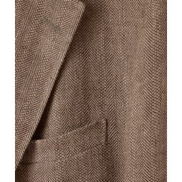 Light Brown Herringbone Sport Coat