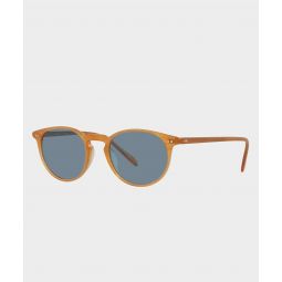 Oliver Peoples Riley Sunglasses in Semi Matte Amber Tortoise