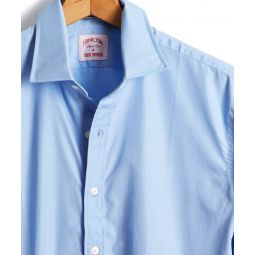 Made in the USA Hamilton + Todd Snyder End on End Dress Shirt in Blue