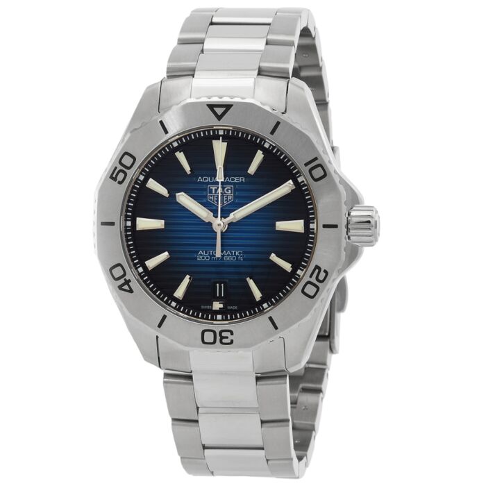 Men's Aquaracer Stainless Steel Blue Dial Watch