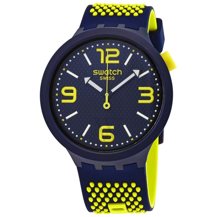 Mens BBNEON Silicone Blue Dial