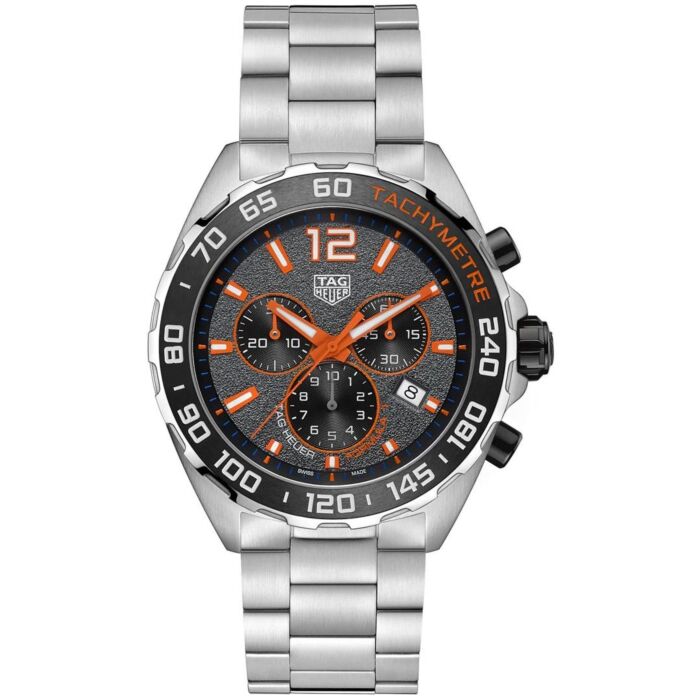 Men's Formula 1 Chronograph Stainless Steel Grey Dial Watch