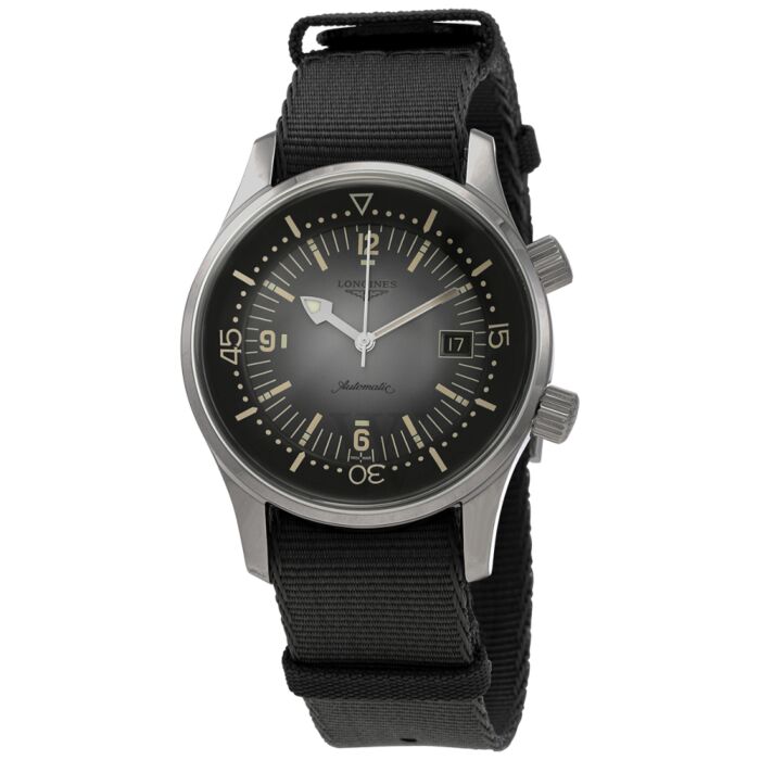 Men's Legend Diver Nylon Grey Dial Watch