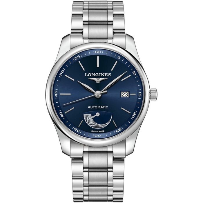 Men's Master Collection Stainless Steel Blue Dial Watch
