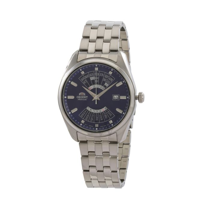 Men's Multi Year Stainless Steel Blue Dial Watch