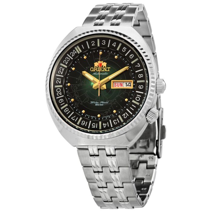 Men's Revival1 Stainless Steel Green Dial Watch
