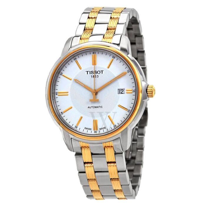 Men's T-Classic Automatic III Stainless Steel White Dial