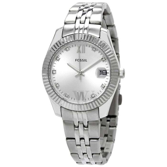 Women's Scarlette Mini Stainless Steel Silver Dial Watch