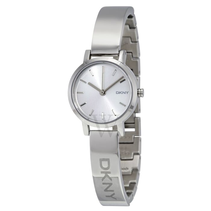 Womens Soho Stainless Steel Silver-Tone Dial