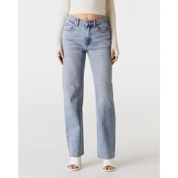 Womens EZ Mid-Rise Relaxed Jeans