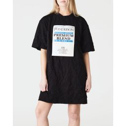 Womens Care Label T-Shirt Dress