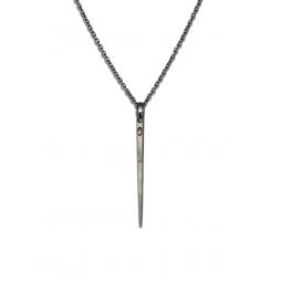 Spike Necklace (0.5 CT, Single Ruby Slice, KA+RUB)