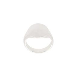 Signet Oval Hammered Ring