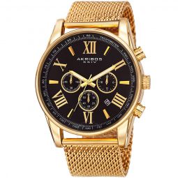 Omni Chronograph Quartz Black Dial Mens Watch P50124