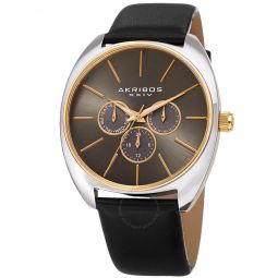 Womens Casual Chronograph Quartz Grey Dial Mens Watch