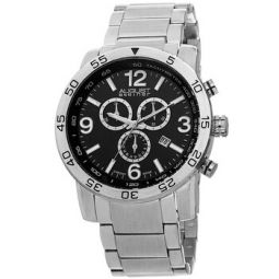 Black Dial Base Metal Mens Watch