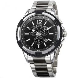 Chronograph Quartz Black Dial Mens Watch
