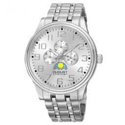 Quartz Silver Dial Mens Watch