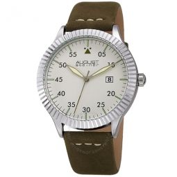 Quartz Silver Dial Mens Watch