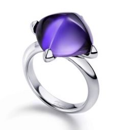 Medicis Sterling Silver, Crystal Ring