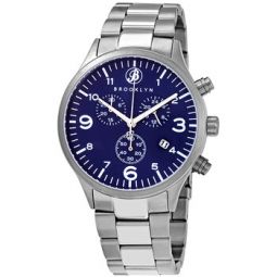 Bedford Brownstone II Quartz Blue Dial Mens Watch