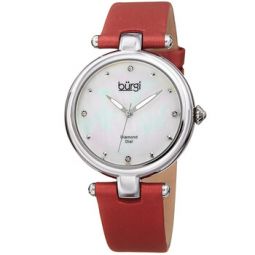 Quartz Diamond Mother of Pearl Dial Ladies Watch