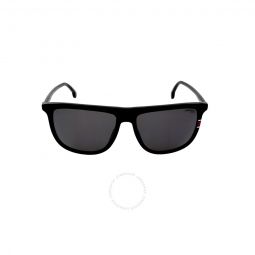 Polarized Grey Rectangular Mens Sunglasses