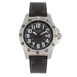 Aviator Black Dial Mens Watch
