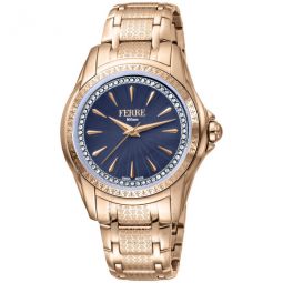 Classic Quartz Blue Dial Ladies Watch