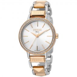 Classic Quartz Silver Dial Ladies Watch
