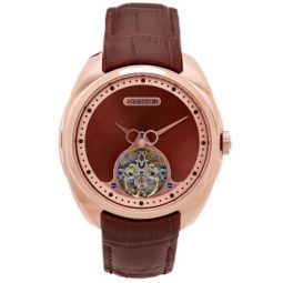 Roman Automatic Brown Dial Mens Watch