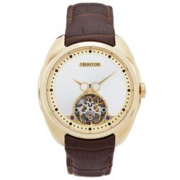 Roman Silver-tone Dial Mens Watch