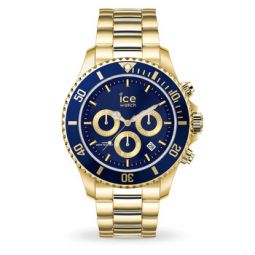 Chronograph Quartz Blue Dial Mens Watch